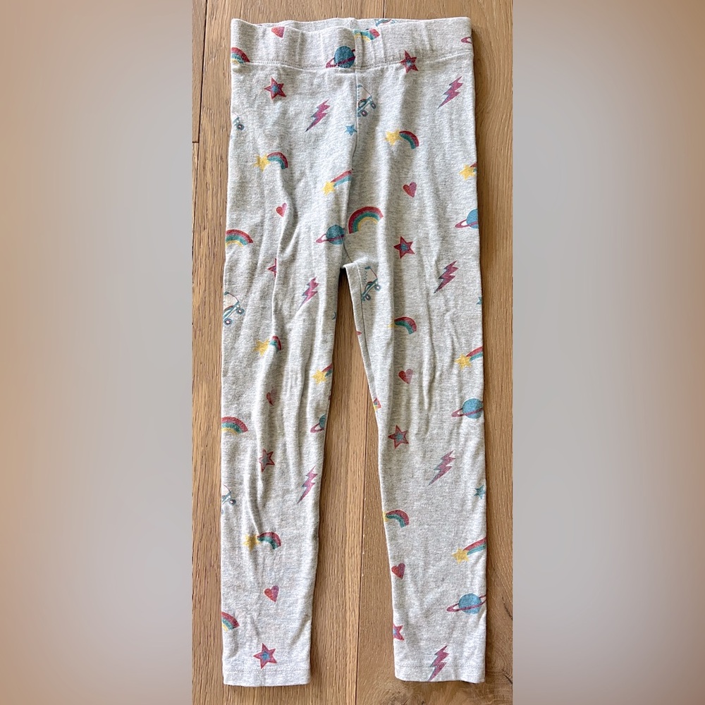 Mini Boden Fun Print Leggings- 6-7y